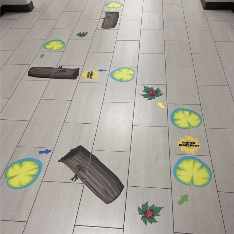 Sensory Paths Nature Walk - Full Path Hallway Set Up