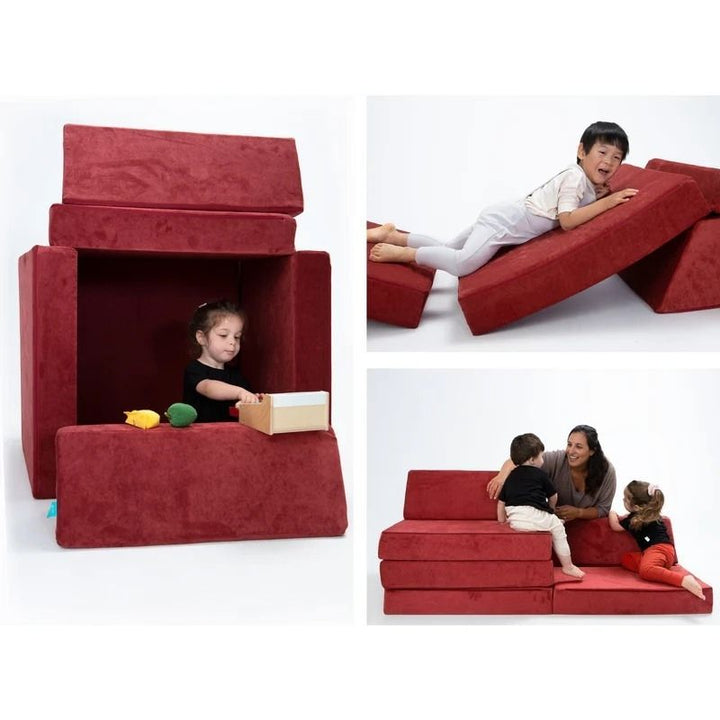 Go Coconut - The Coconut - Three Image View KIdsaAnd Mom Active Play Brick Red