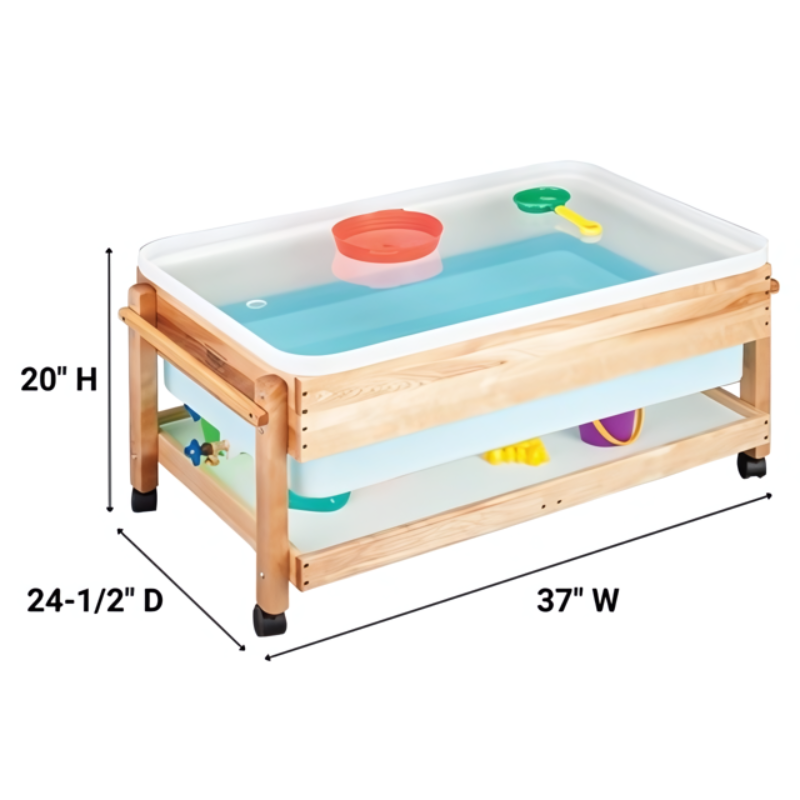 Stock Wooden Premium Sand and Water Centre, Large Dimension