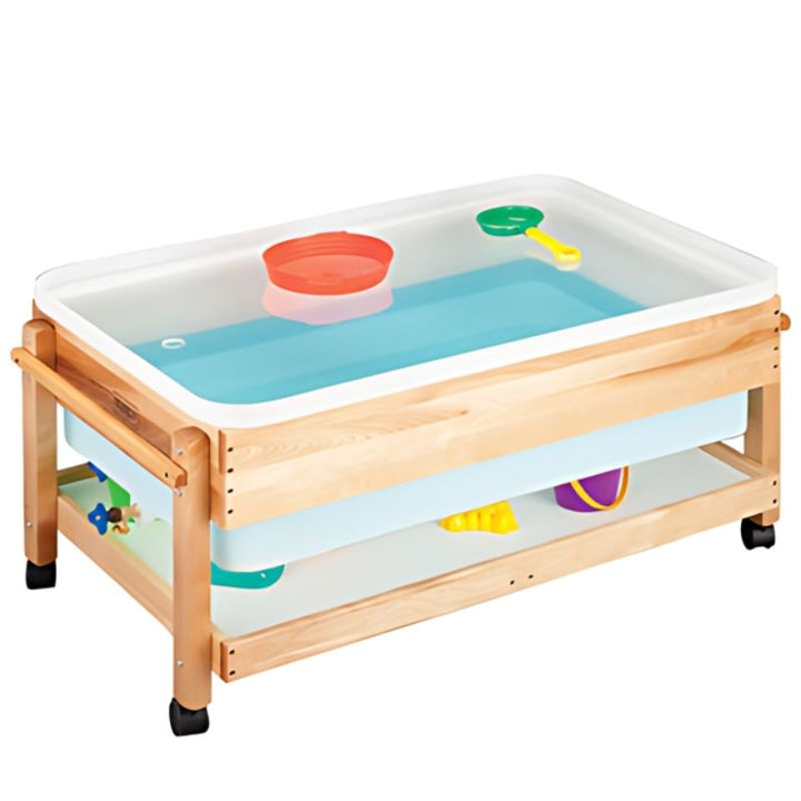 Stock Wooden Premium Sand and Water Centre, Large - Landscape View
