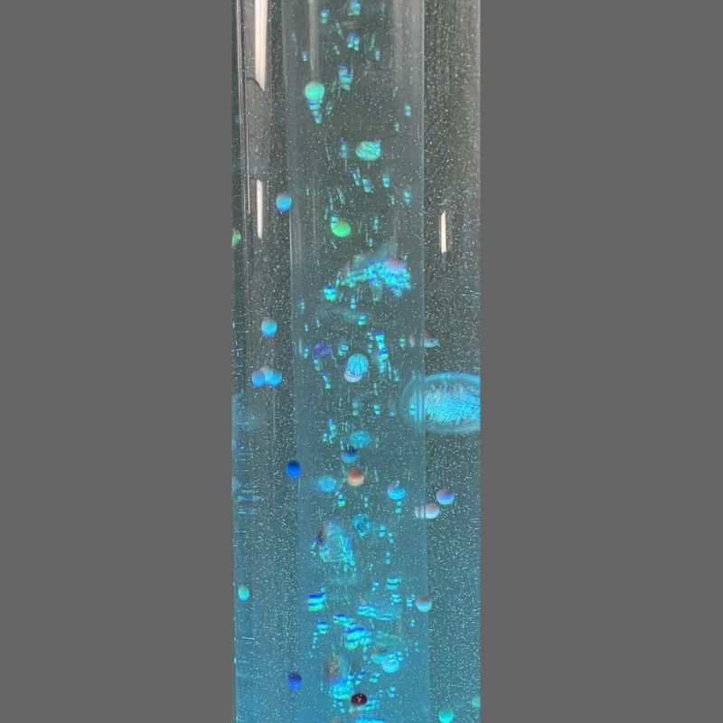 TFH 6" Bubble Tube Insert - Cascading Balls & Beads - ingrey background