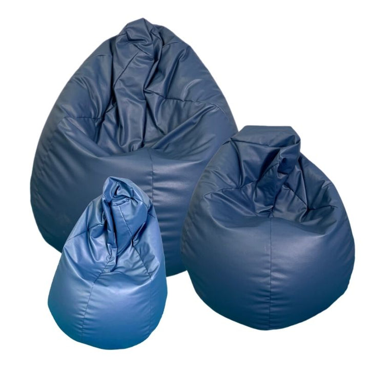 TFH Bean Bag Seat - Blue  - Clean front view - all variant display
