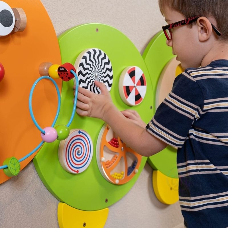TFH Caterpillar Activity Wall Panel - Active child play