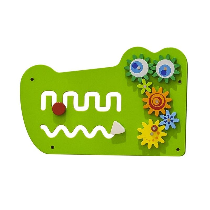 TFH Crocodile Activity Wall Panel - Clean head view