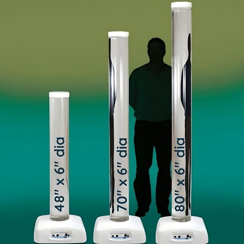 TFH Genie System Bubble Tube - Detailed Size Display
