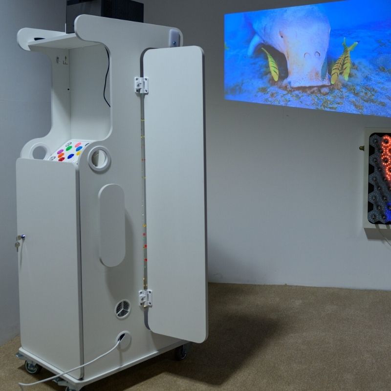 TFH Mobile Sensory Cart - Deluxe - Cart Side View