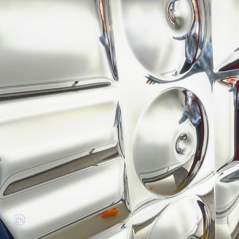 TFH Sensory Mirror With Padded Frame - Close up view