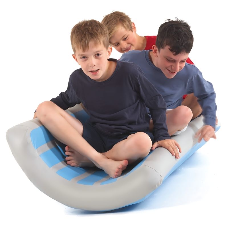 TFH Soft Inflatable Body Rocker - Front View Three Boys Active Play 
