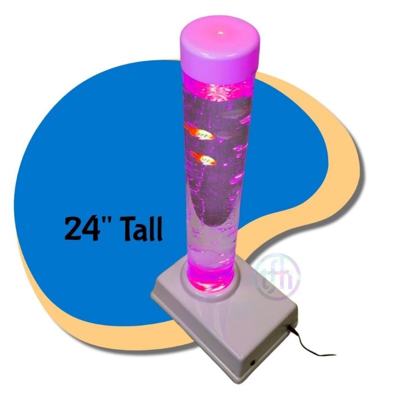 TFH Tabletop Bubble Tube Kit - Top view in details