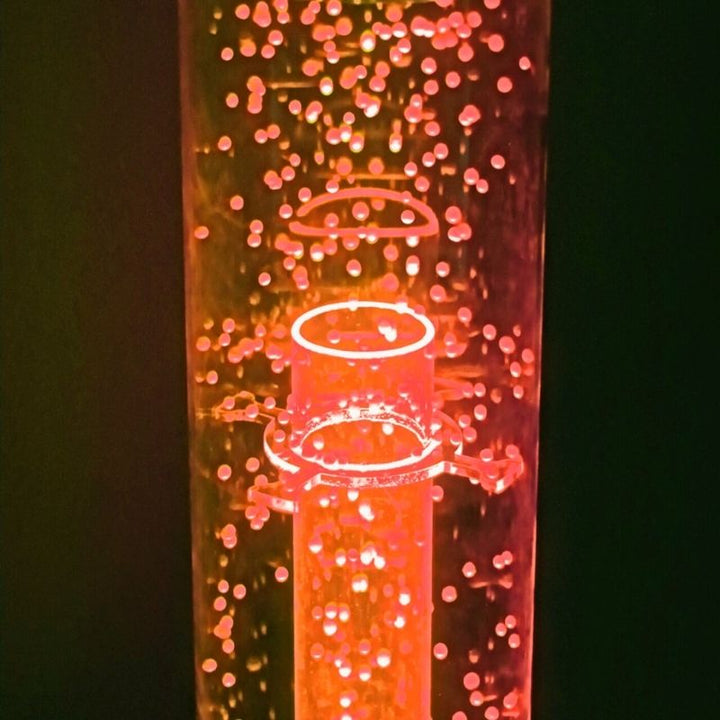 TFH Tabletop Hurricane Tube - Waterless - Close up view - red light