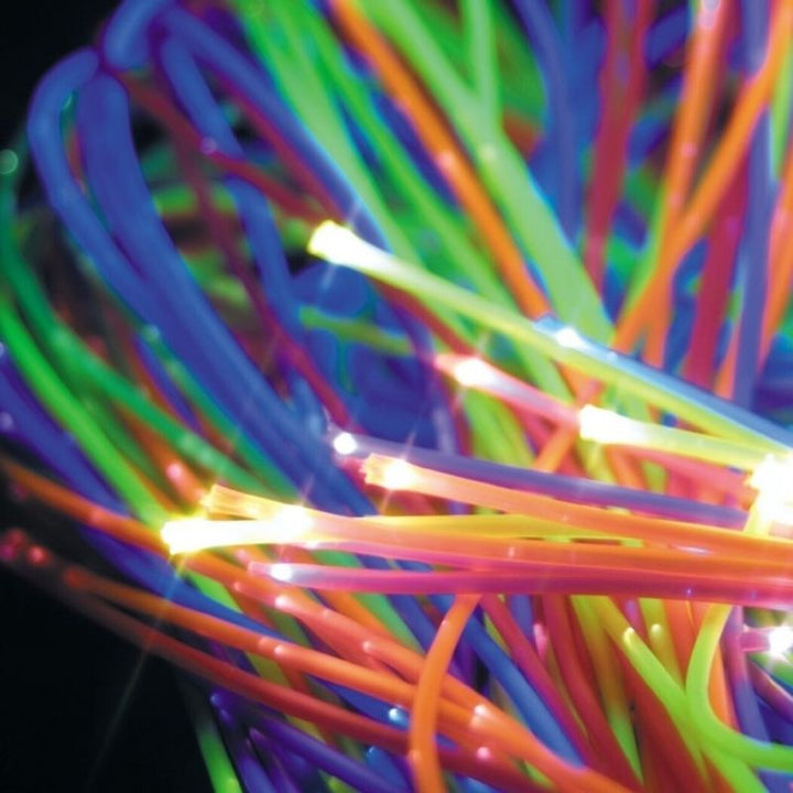 TFHUVfiberOpticTails-wLightSource_6 - close up view