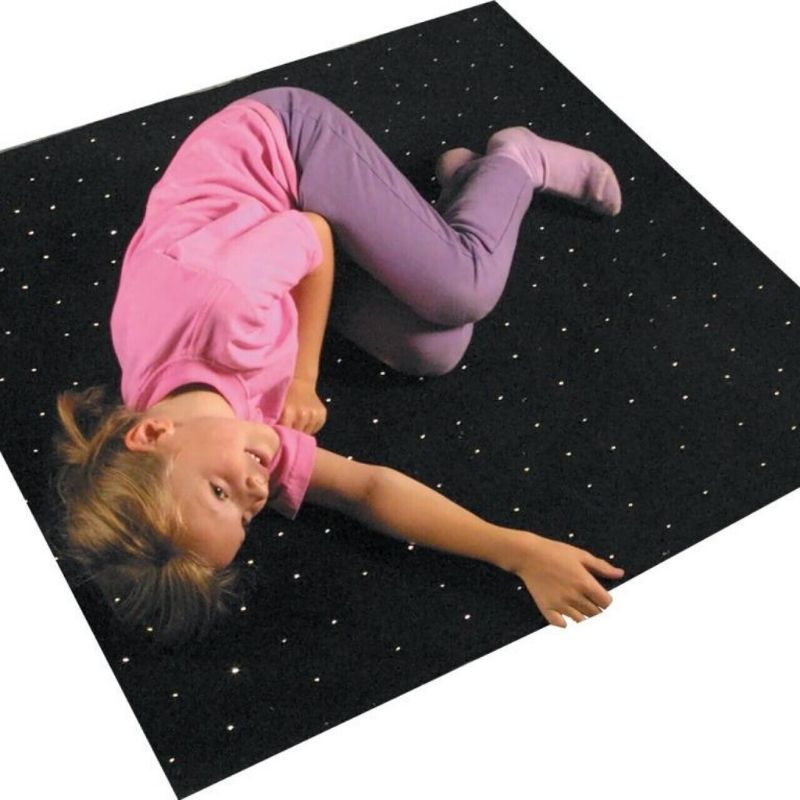 TFH fiber Optic Carpet - w/ Light Source - Clean top view child active play