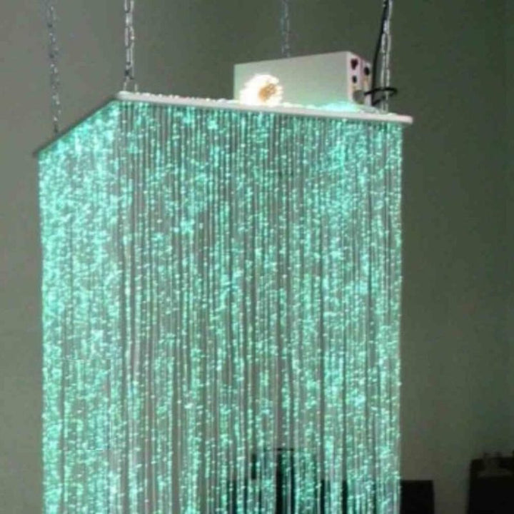 TFH fiber Optic Waterfall - w/ Light Source - Landscape room view