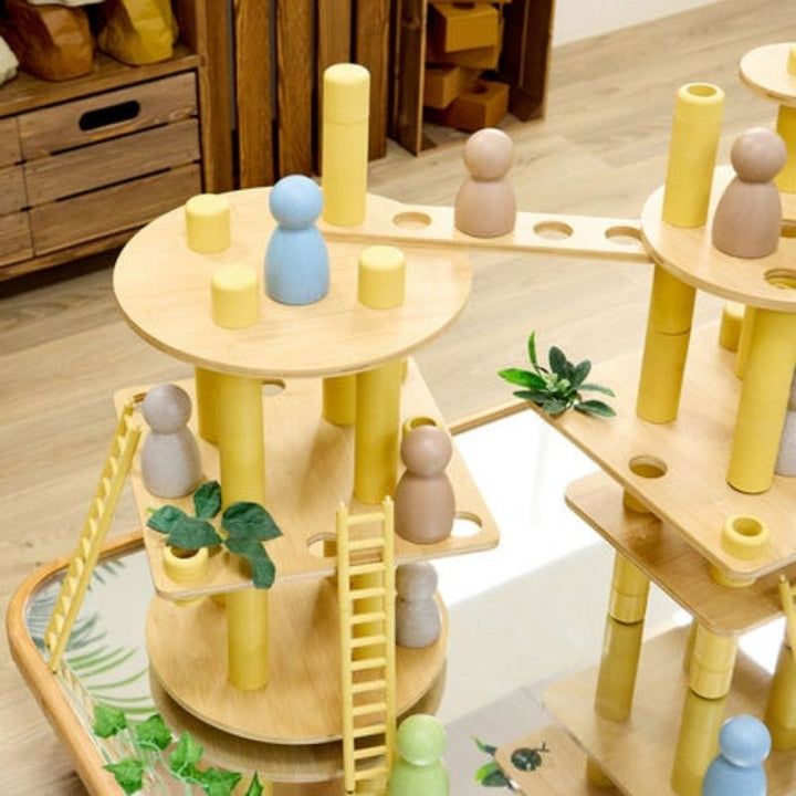 TTS Alice Sharp's Eco Build a World 86pcs - Top View Indoor