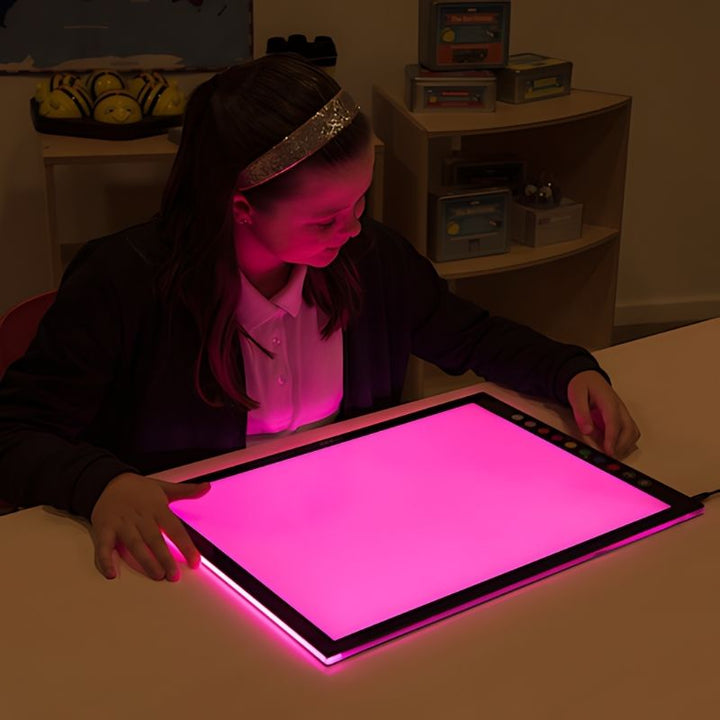 TTS Colour Changing Light Panel - Girl Active Play Indoor Purple Light
