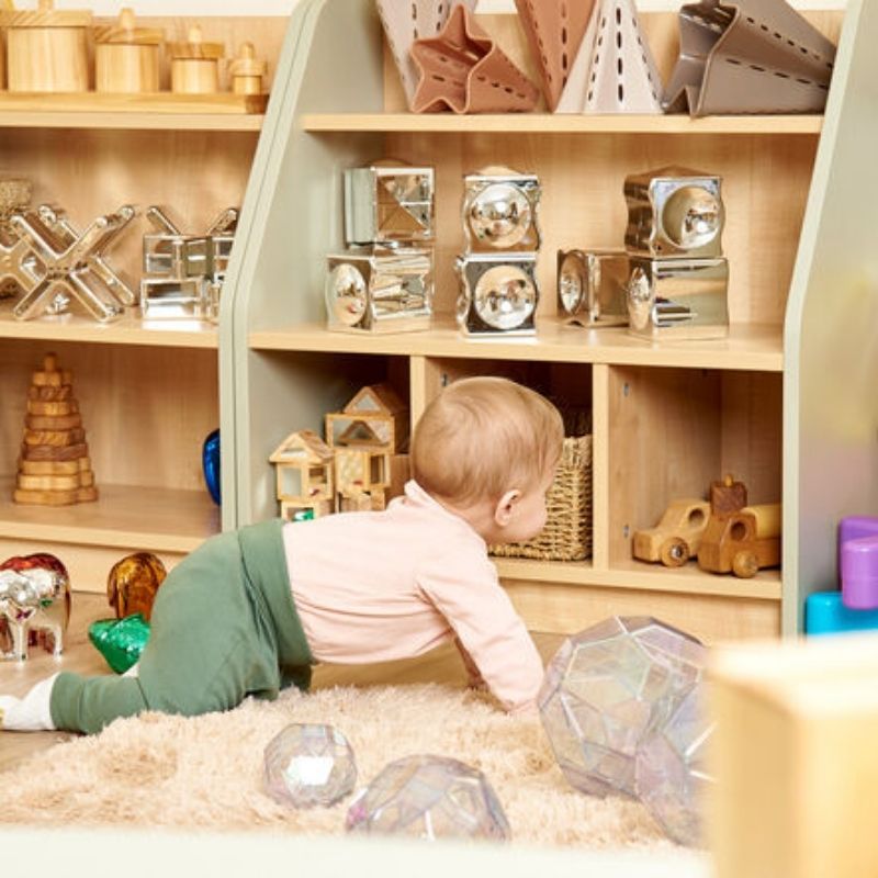 TTS Elements Toddler Shelving Unit with Compartments - Baby Active Play