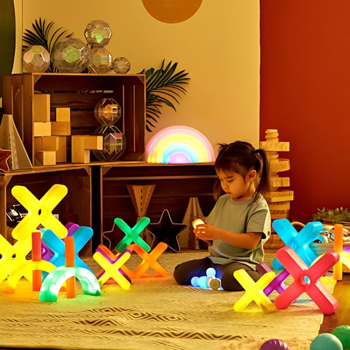 TTS Glow Crosses Small - 12 Pack - Child Girl Active Play Warm Light
