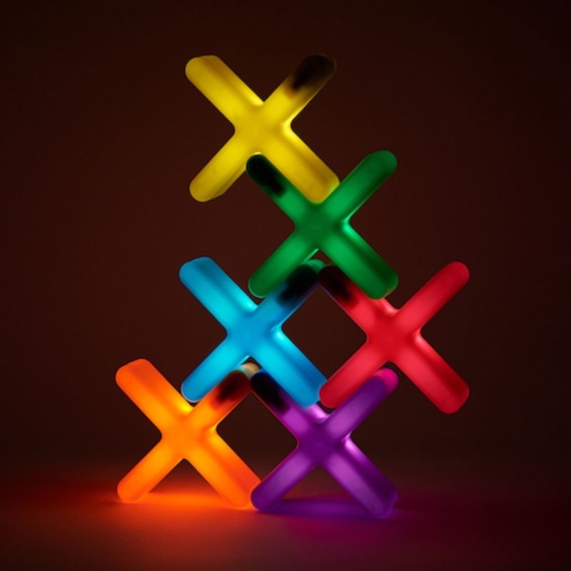 TTS Glow Crosses Small - 12 Pack - Landscape View Piled Up
