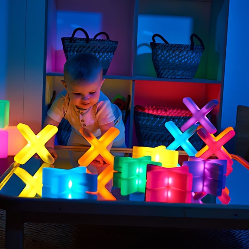 TTS Glow Crosses Small - 12 Pack - Baby Active Play
