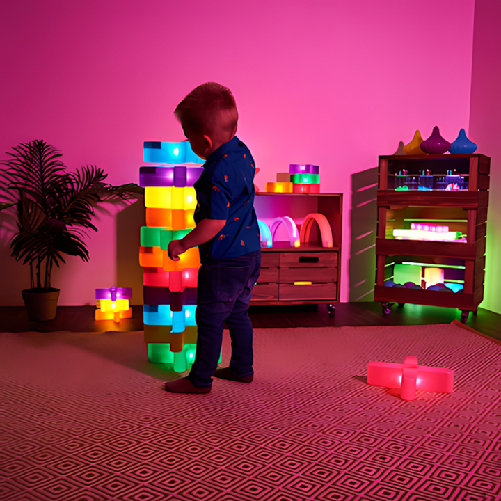 TTS Glow Crosses Small - 12 Pack Boy Standing Active Play