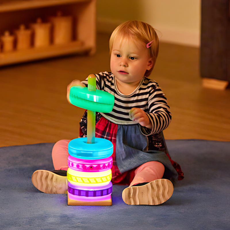 TTS Glow Stacking Discs Pole – The Sensory Supply