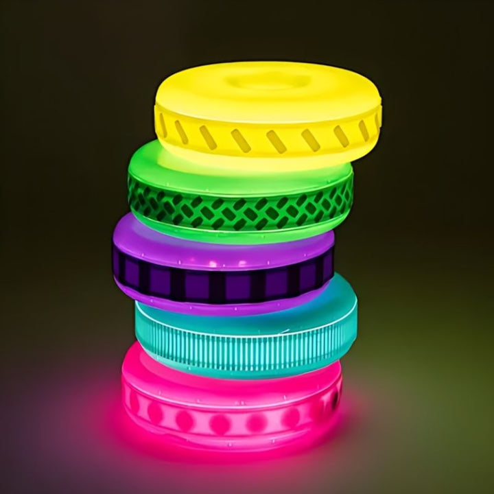 TTS Glow Stacking Discs - Landscape View Pile Up
