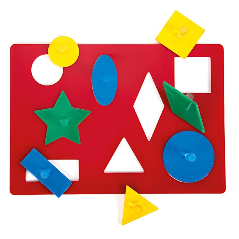 TTS Lightbox Acrylic Shape Sorting Board - Top View
