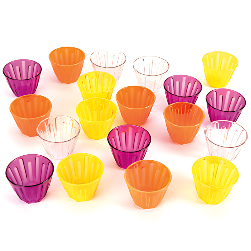 TTS Lightbox Activity Acrylic Stacking Clever Cups - 20 Pack Complete