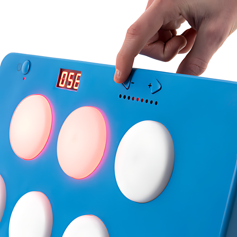 TTS Portable Light Up Reaction Wall Game Press Low