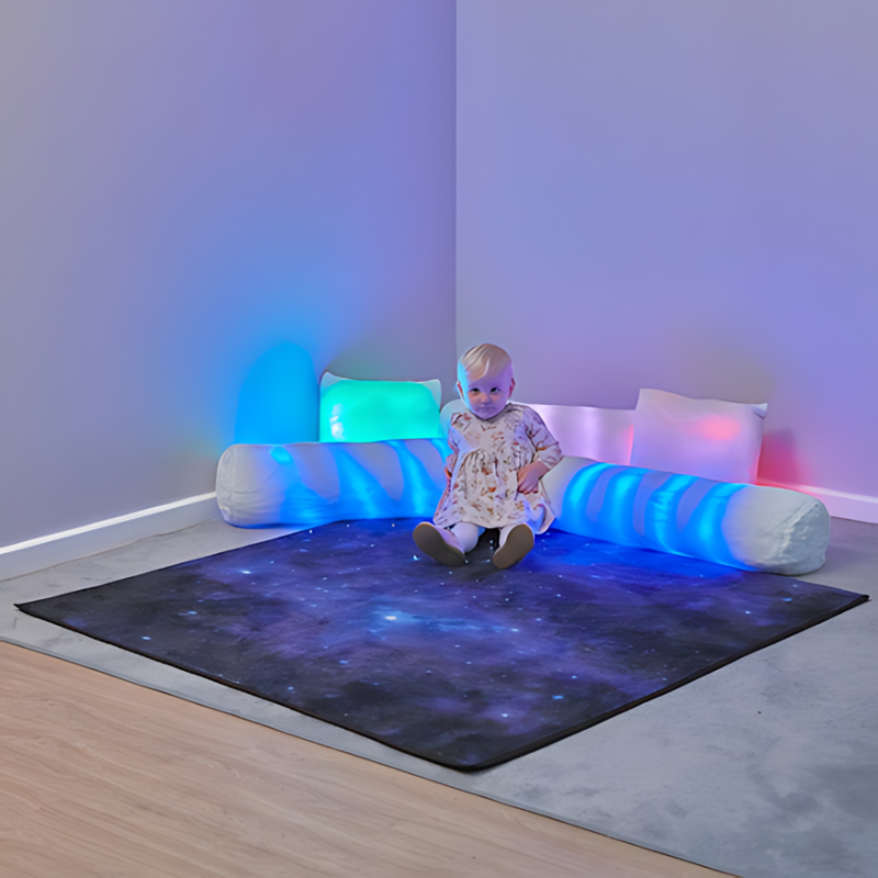 TTS Rechargeable Fiber Optic Sparkle Rug - 100cm – The Sensory Supply