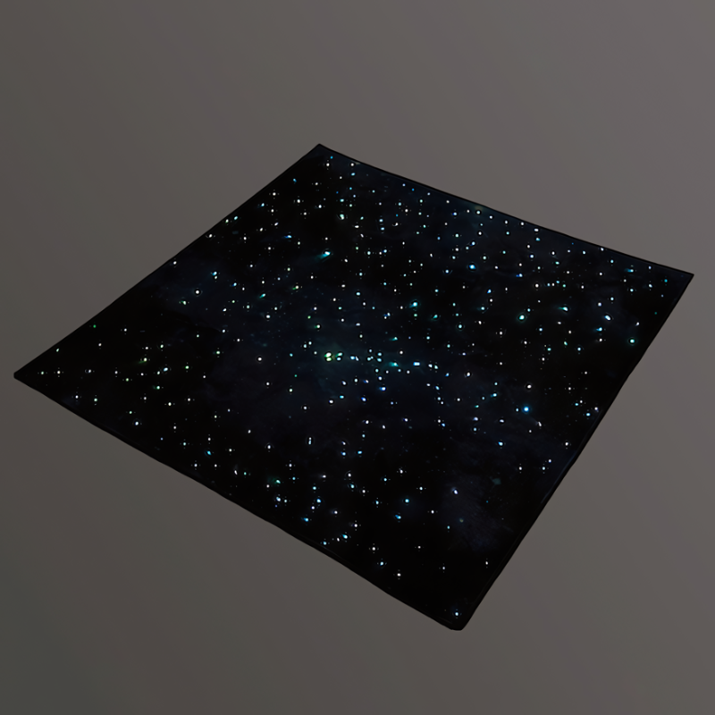 TTS Rechargeable Fibre Optic Sparkle Rug Stars