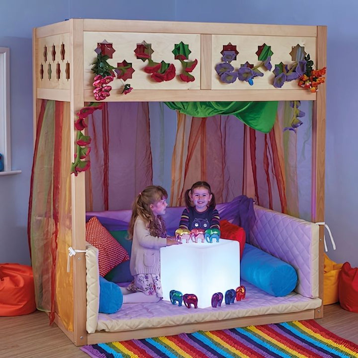 TTS Sensory Colour Changing Light Up Cube - Landscape View Collaboration Play 
