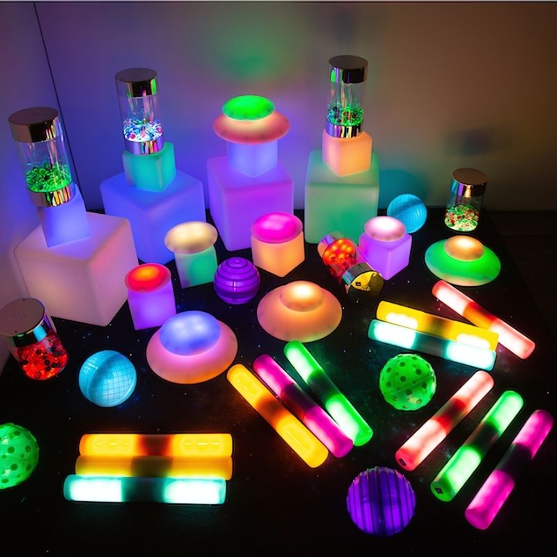 TTS Sensory Light Up Glow Collection - Landscape Complete View
