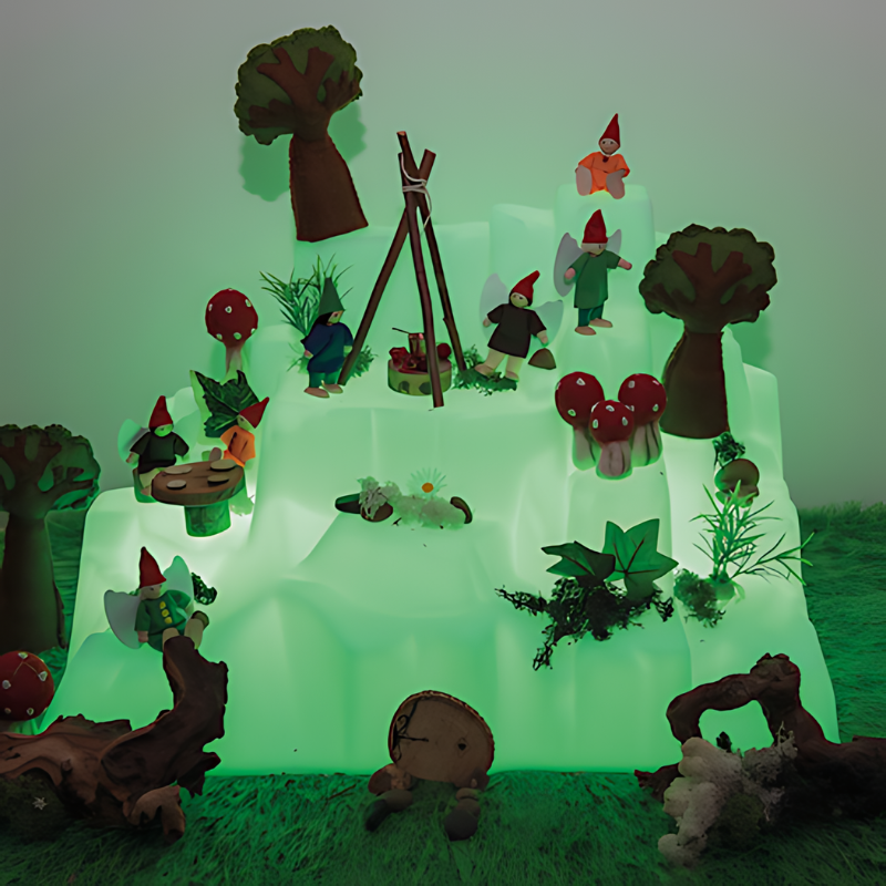 TTS Small World Rechargeable ICT Glow Mountain Greenish Landscape