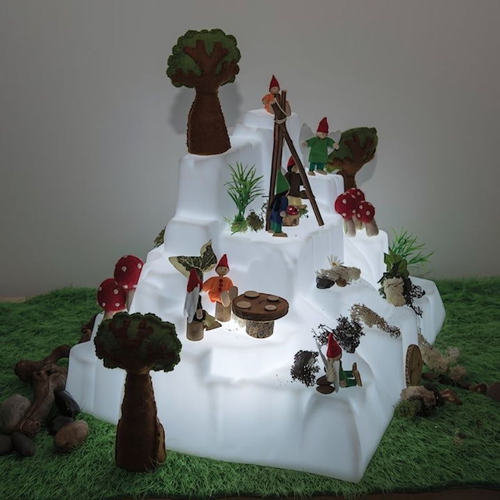 TTS Small World Rechargeable ICT Glow Mountain - Landscape View Whitish
