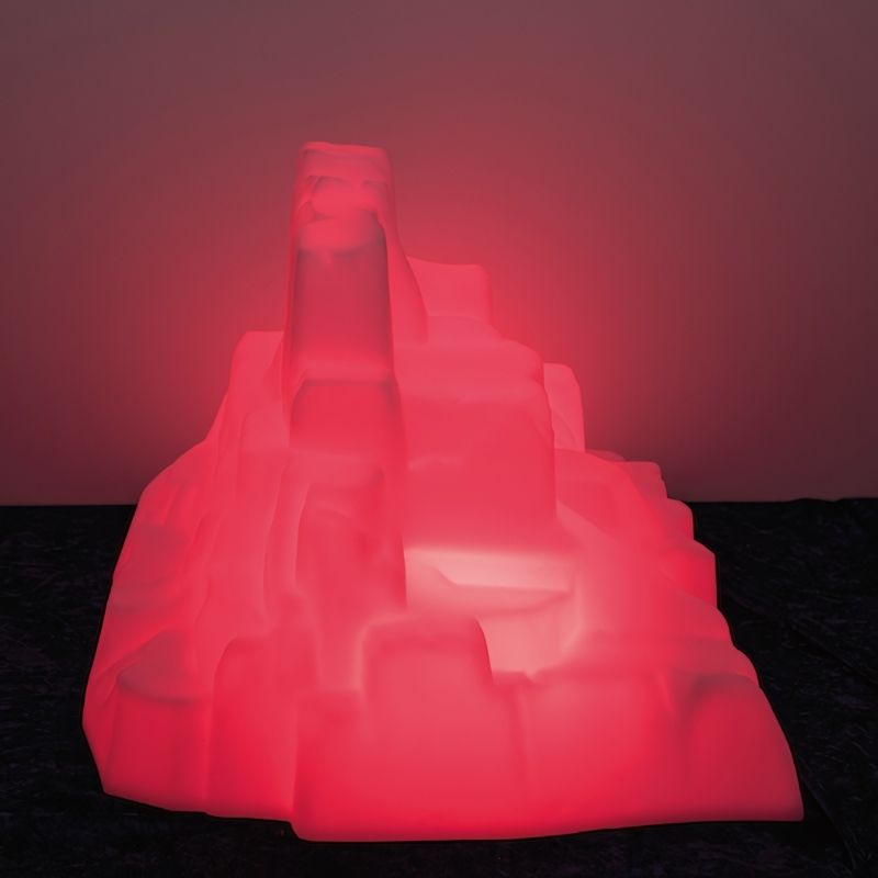 TTS Small World Rechargeable ICT Glow Mountain - Landscape View Glowing Red

