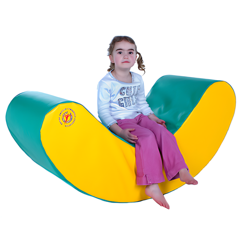 TTS Soft Banana Gym Rocker Child Sitting