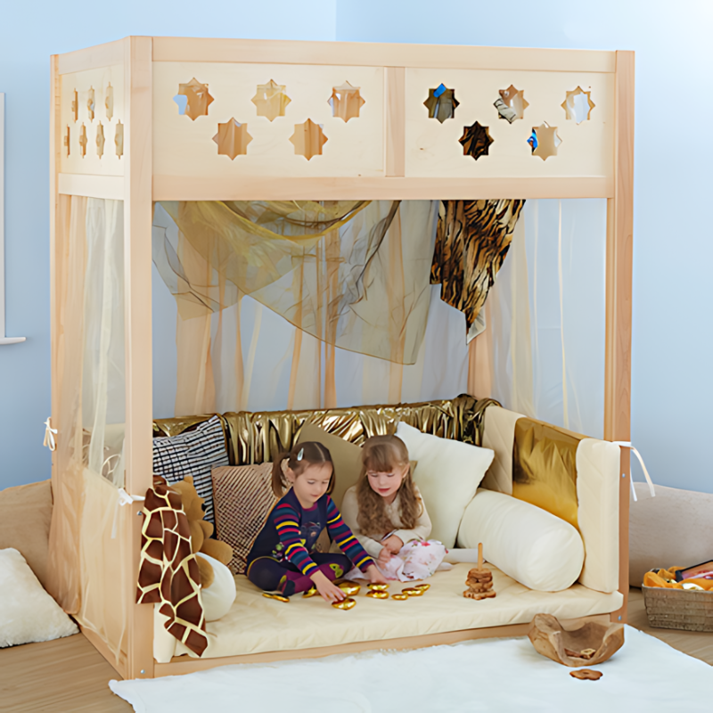 TTS Super Seat Indoor Wooden Den Structure Two Child Active Play