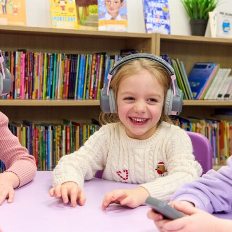 TTS ClassCast Audio Broadcasting Headphones (6 Pack) - Active Child Listening 