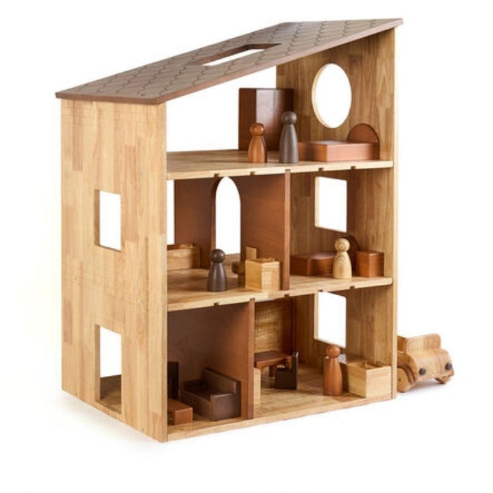 TTS Small World Giant Wooden Dollhouse - Clean Landscape View Second