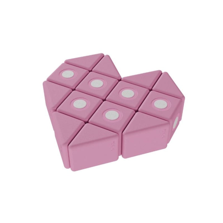 TUKI Big Magnetic Blocks Set - Builder 94 - Heart Figure
