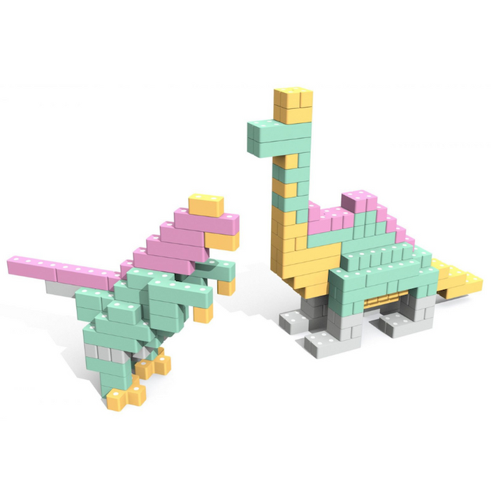 TUKI Magnetic Blocks Build Dinosaurs