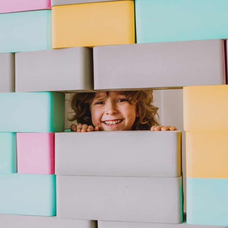 TUKI Magnetic Blocks Build Fort Peakaboo