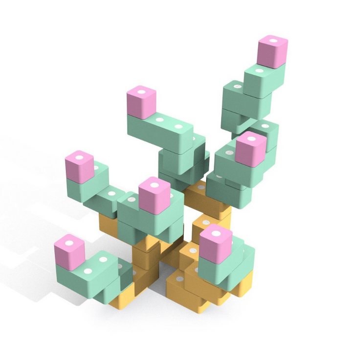 TUKI Magnetic Blocks Build Tree