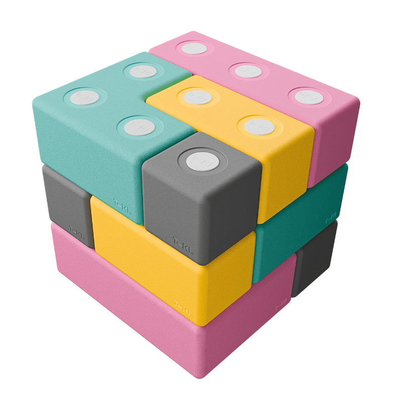 TUKIBigMagneticBlocksSet-Builder12Cube