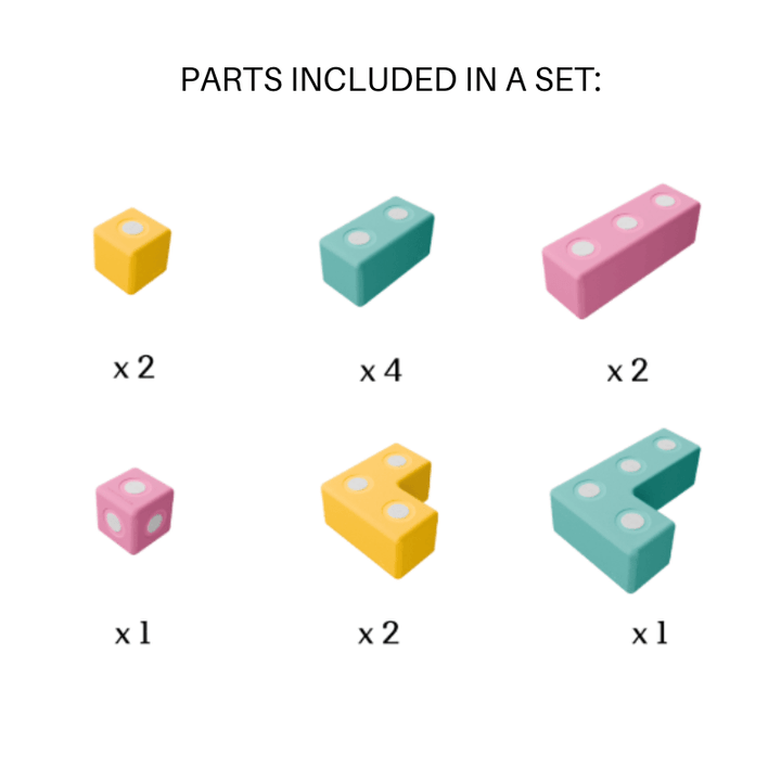 TUKIBigMagneticBlocksSet-Builder12Parts
