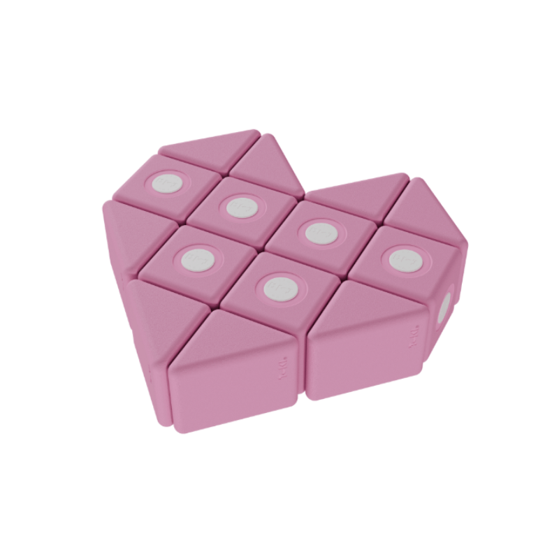 TUKIBigMagneticBlocksSet-Builder150Heart