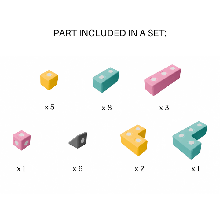 TUKIBigMagneticBlocksSet-Builder26Parts