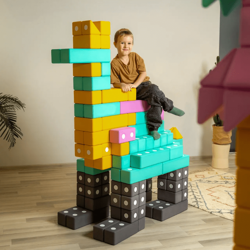 TUKIBigMagneticBlocksSet-Smart100BoyPlaySit