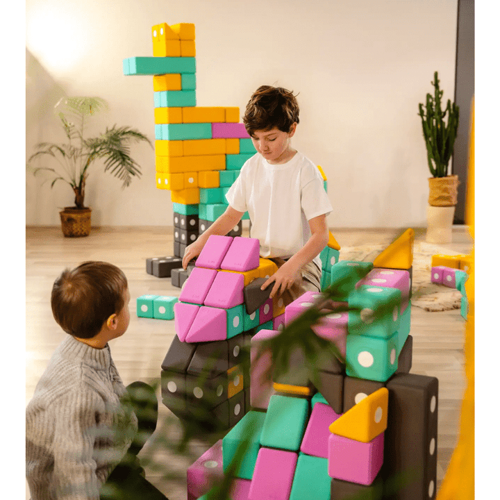 TUKIBigMagneticBlocksSet-Smart160TwoBoyChildPlay